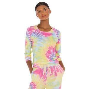 Stripe & Stare Sweatshirt Tie Dye Size M